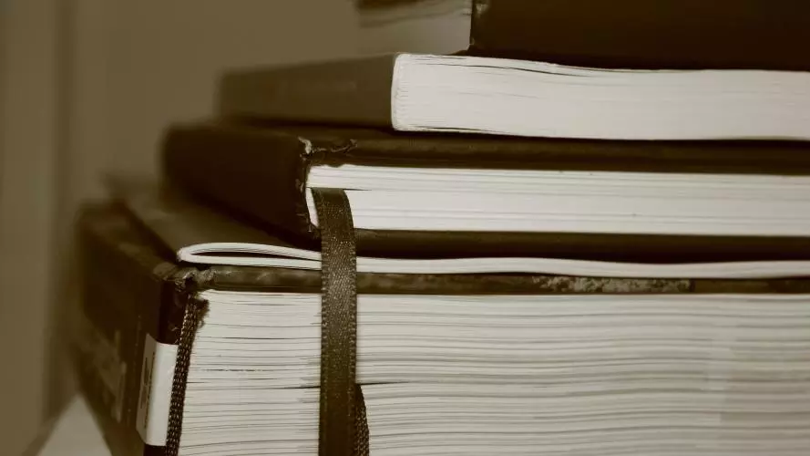 stack of books