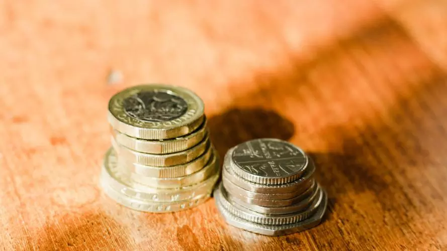 Money on a table