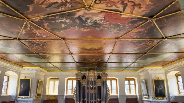 Ceiling of the Sheldonian Theatre 