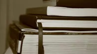 stack of books